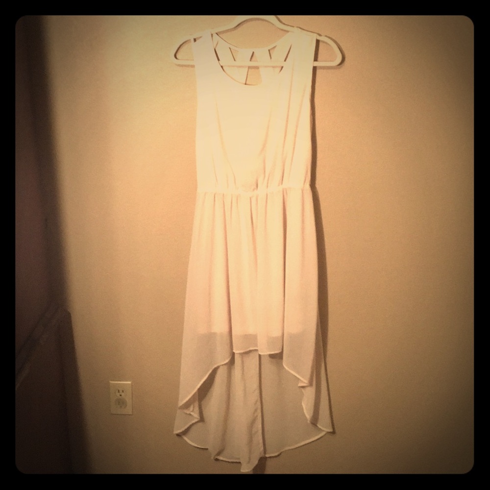 Cream Lattice Back Dress by Windsor